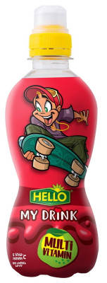 Sulas dzēriens Hello MyDrinks multiv 0.33L DEP. 0.10eur (04.12.26) Čehija