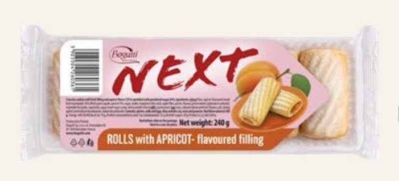 Cepumi Rolls aprikožu 240g () Polija