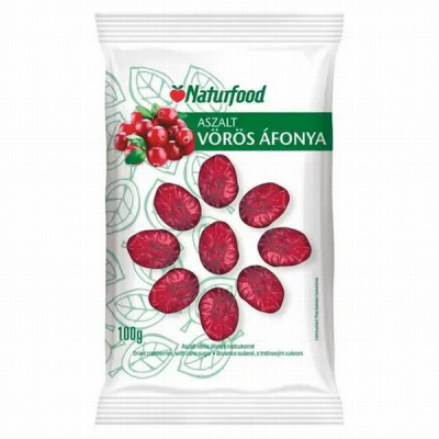 Žāvētas dzērvenes 100G NATURFOOD (25.02.27) Ungārija