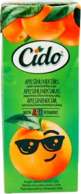 Sula Cido apelsīnu nektārs 0.2L 