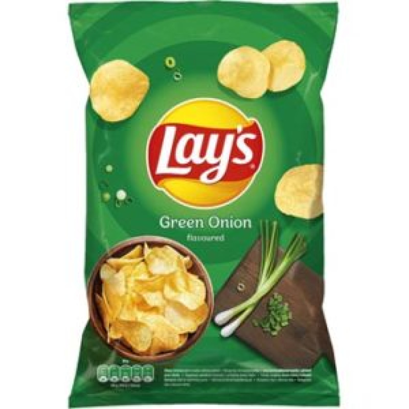 Čipsi Lay's ar zaļo lociņu garšu 200g (26.07.26) Polija