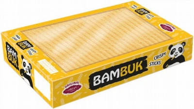 Dažādu uzkoda BAM-BUK r kondensēta piena garšu 2.2 kg, Ukraina