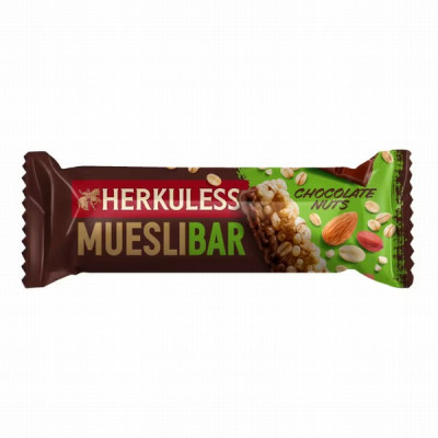 Batoniņš Herkuless musli ar šokolādi un riektiem 25g 1/24 (19.01.27) Latvija