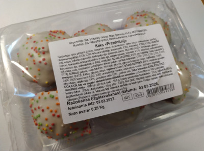 Kekss Svētku 6 gb 280g (02.03.27) Ukraina