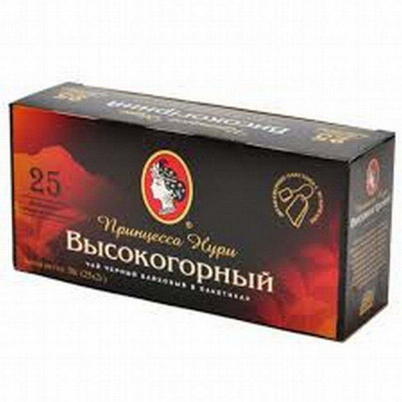 Princese Nuri augstkalnu melnā tēja 25*2g () Krievija