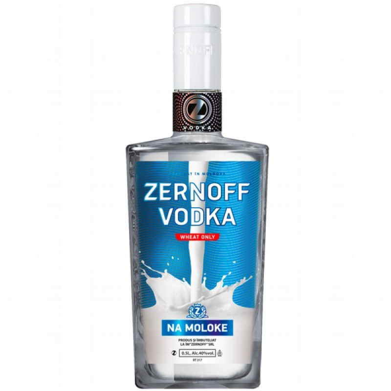 Degvīns ZERNOFF na moloke 0.5L 40%, Moldāvija