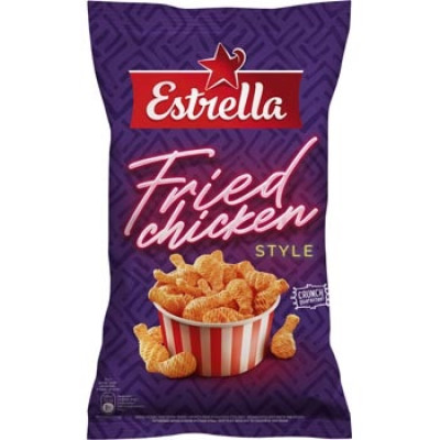 Kartupeļu čipsi Estrella ar kraukšķīgas vistas uzkodu garšu 110g 1/20 (20.11.26) Zviedrija LABA CENA