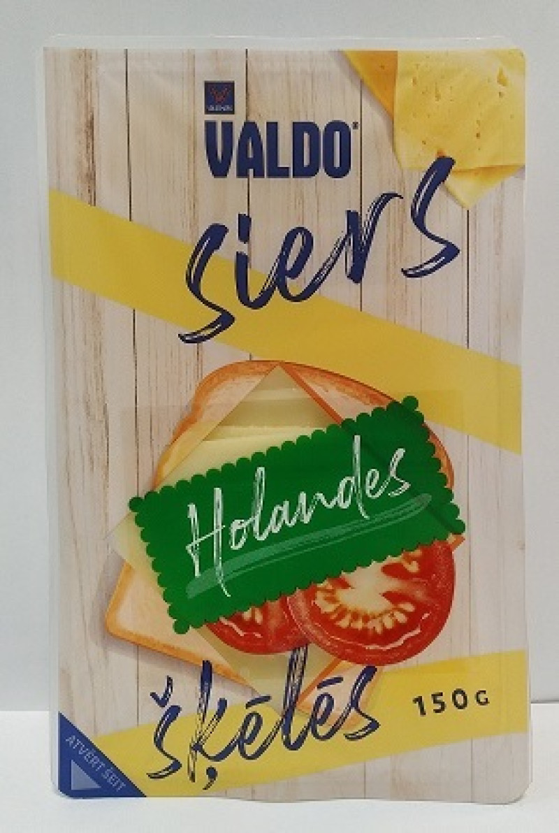 Holandes siers Valdo šķēlītēs 45% 150g (03.07.26) Eiropas Savienība