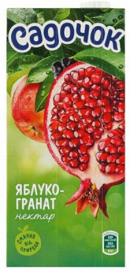 Sula Sadočok Ābolu-granātābolu nektārs 0,95L 1/12 (09.03.27) Ukraina