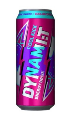 Enerģijas dzēriens Dynami:T Cool Kick 0.5L CAN DEPOZĪTS 0.10eur 1/6 () Latvija
