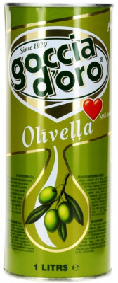 Olīveļļa Goccia Doro 1L CAN (02.04.28) Itālija