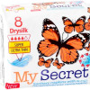 Higiēniskās paketes My Secret Drysilk 8gab. (09.01.31) Bulgārija