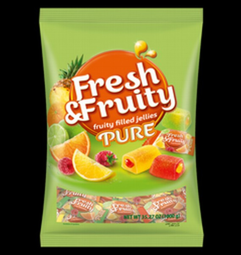 Želejkonfektes FRESH&FRUITY Sour 160g(12.26) Polija