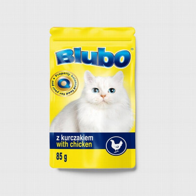 Kaķu barība Blubo 85g konservi vista 1/28 (15.04.29) Polija