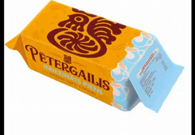 Krekeri Pētergailis ar iebizināts piens 160g (30.01.27) Lietuva