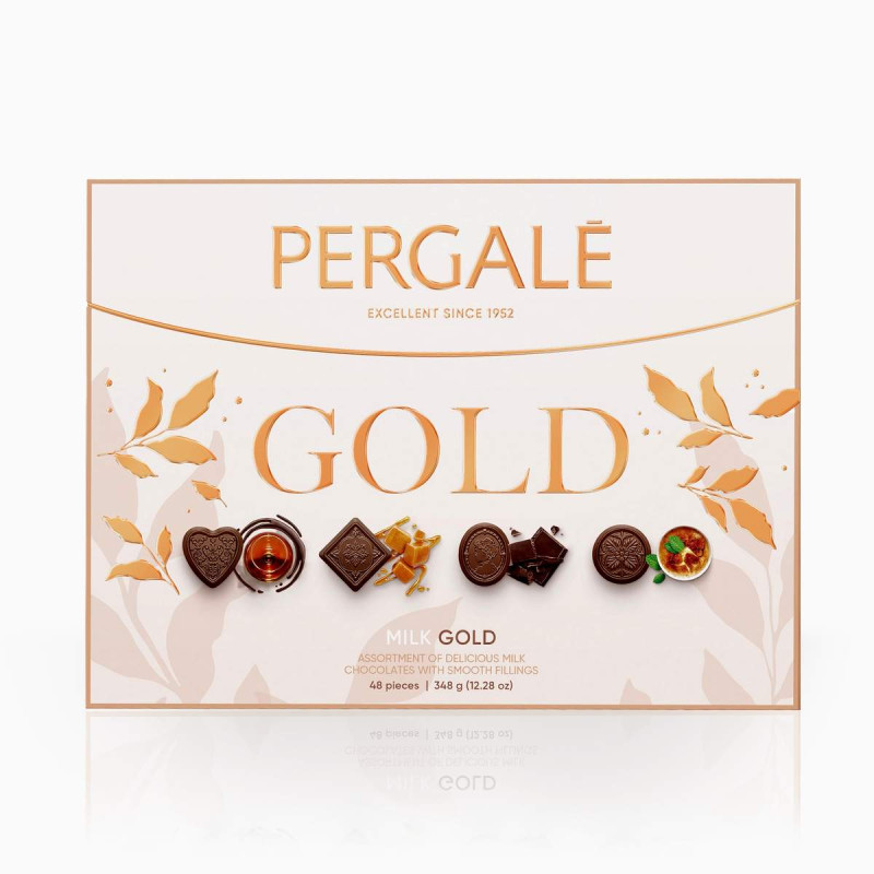 Šokolādes konfekšu izlase Pergale Gold 0.348kg (23.02.27) Lietuva