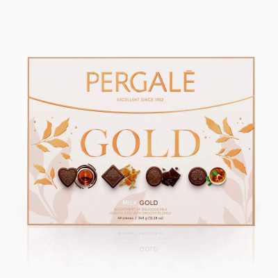 Šokolādes konfekšu izlase Pergale Gold 0.348kg (23.02.27) Lietuva