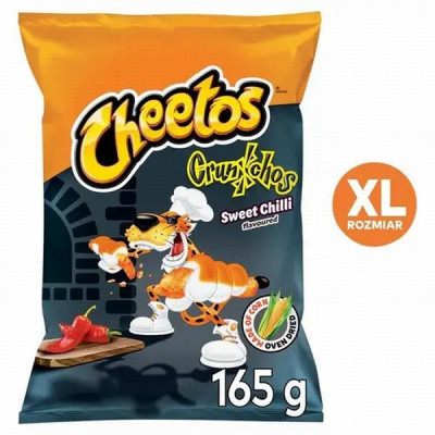 Čipsi Cheetos ar saldā čili garšu 165g (20.09.2026.)