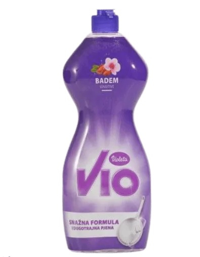 Trauku mazgāšanas līdzeklis Vio ar mandeļu aromātu 450ml (05.02.27) Horvātija
