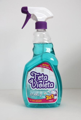 Līdzeklis stikla virsmu tīrīšanai Teta Violeta Fresh 750ml (17.10.27) Horvātija