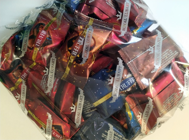 Šokolādes konfektes Trifeļu sortiments 500g (28.04.27) Ukraina