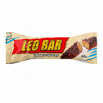 Batoniņš ''Leo Bar" ar karameli un vaniļas garšu šokolādes glazūrā 50g (14.03.27) Ukraina