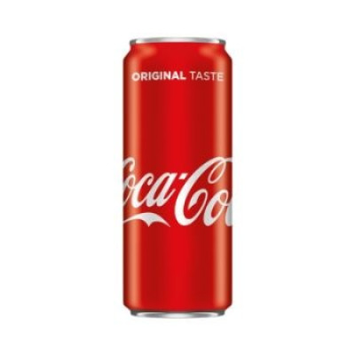 Limonāde Coca Cola 0.33L bundžā DEPOZĪTS 0.10eur 1/24 (28.03.27)