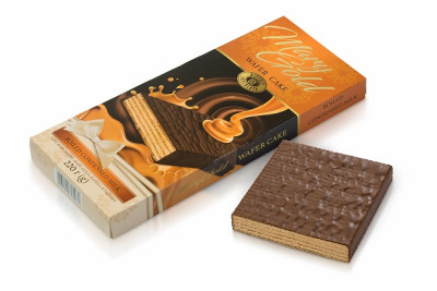 Vafeļu torte Mary Gold ar iebiezinātā piena garšu 220g 1/5 (14.01.27) UKraina