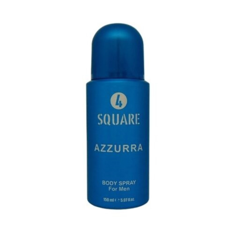 Ķermeņa sprejs vīrietim Azzurra 4 Square 150ml (05.11.30)