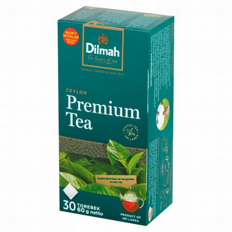 Tēja Dilmah Premium melnā 30x2g (12.2028) Šrilanka
