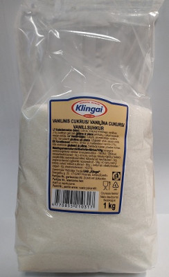 Vanilīna cukurs 1kg Klingai (28.08.27) Lietuva