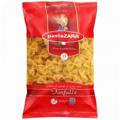 Makaroni Pasta Zara Bantītes Nr.31 500g 1/20 (26.11.28) Itālija
