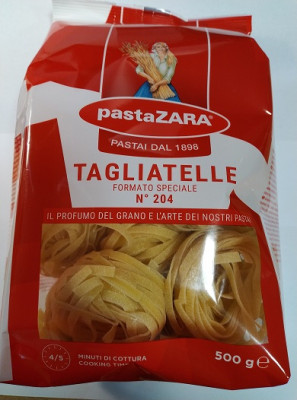 Makaroni Tagliatelle Pasta Zara 500g (17.12.28) Itālija