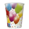 Papīra glāzes ar balonu attēliem 250ml 8gab 1/12