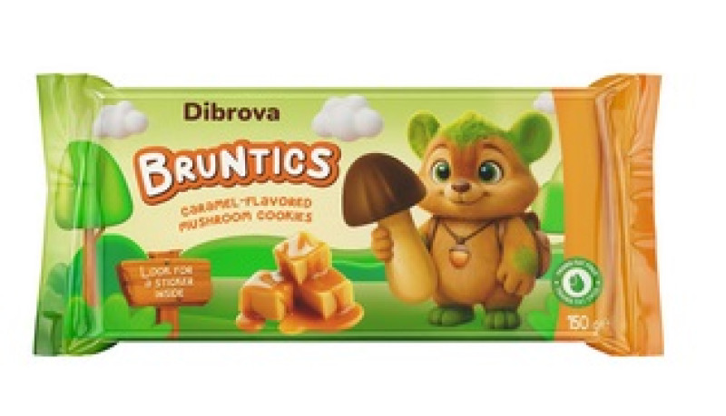 Cepumi sēnītes ar karameļu garšu Bruntics 150g (05.05.27) Ukraina
