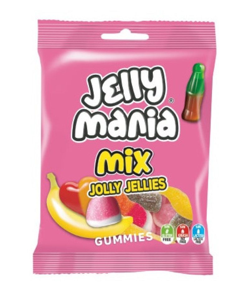 Želejkonfektes Jake Jellymania Jolly Jellies 100g (01.2028) Spānija