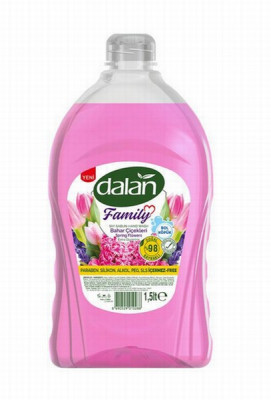 Šķidrās ziepes Dalan Spring Flowers 1.5L (19.01.30) Turcija
