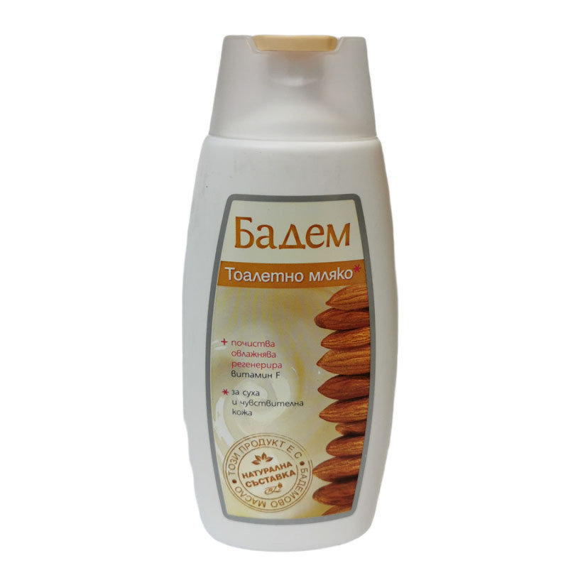 Attīrošs pieniņš sausai un jutīgai ādai Almond 250ml (02.03.29)