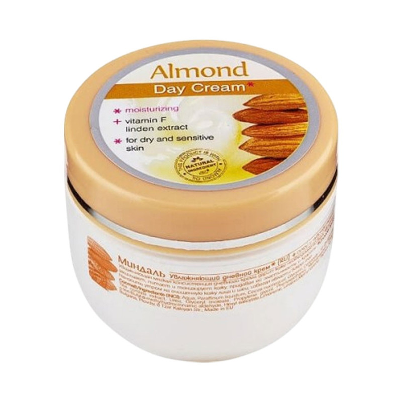 Dienas krēms mitrinošs sausai un jutīgai ādai Almond 100ml (01.02.29)