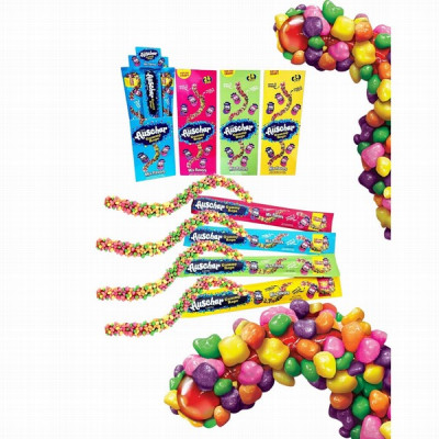 Želejkonfektes dažādas garšas Gummy rope mix 16g*15gb (14.12.29) Ķīna