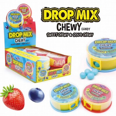 Dražejas dažādas Drop mix chewy candy 12*35g (19.12.28)Ķīna