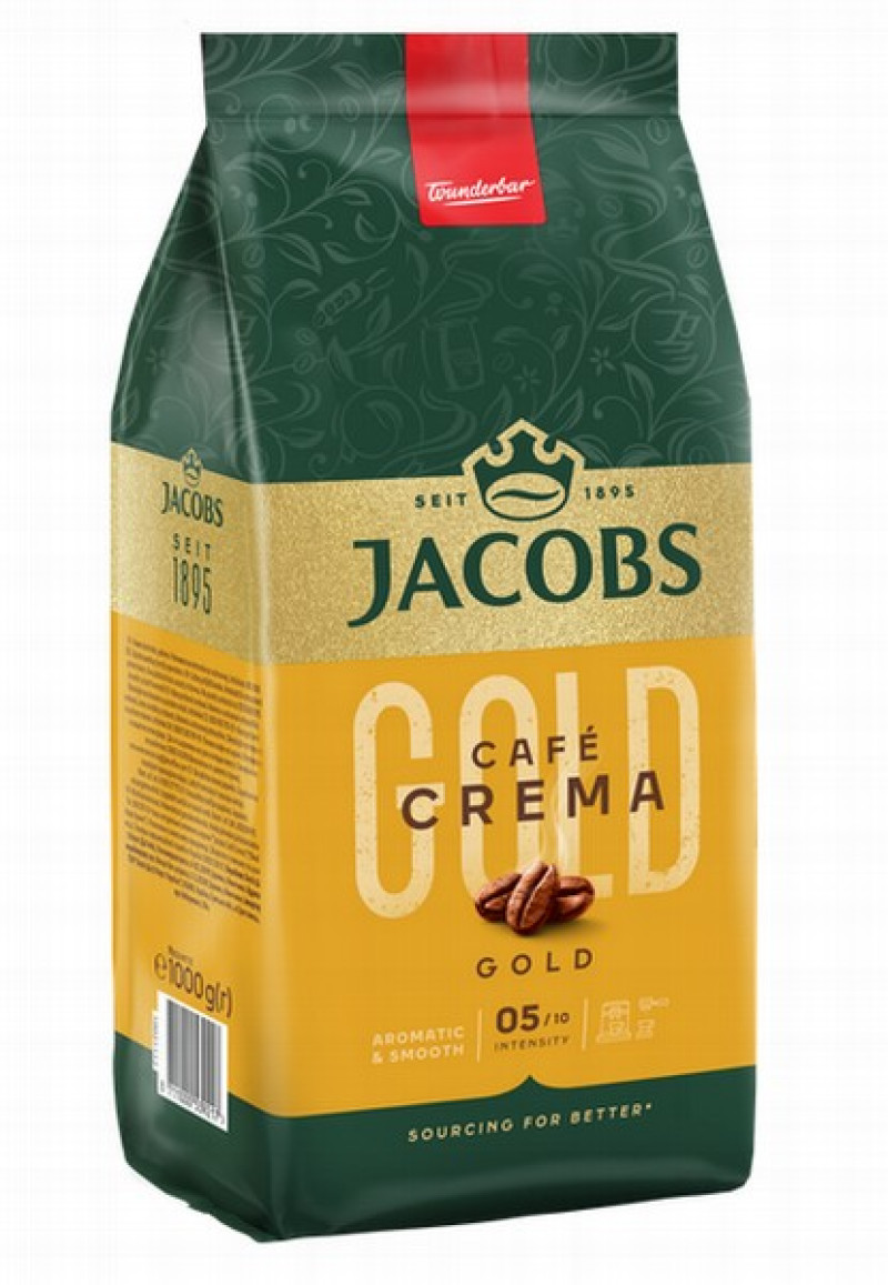 Kafijas pupiņas Jacobs Crema 1kg Vācija