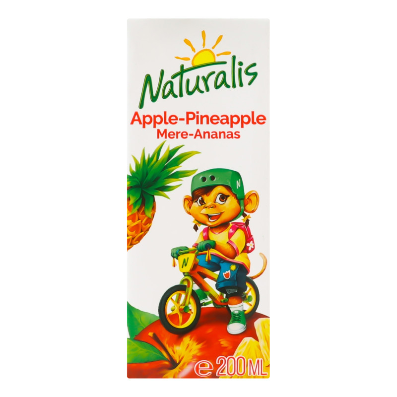 Sula nektārs Naturalis ābolu-ananasu 50% 0.2L () Moldova