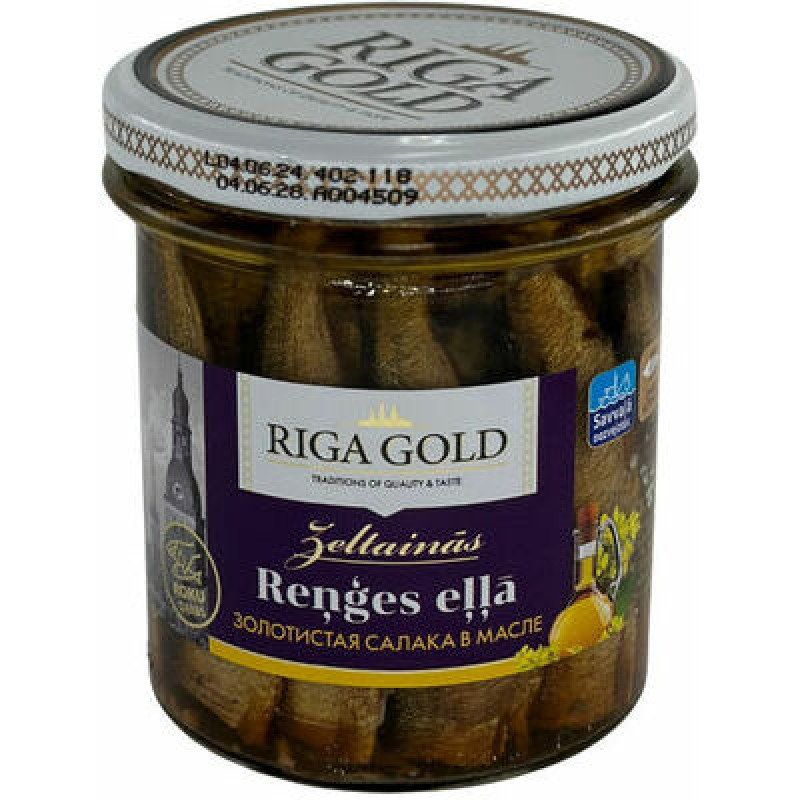 Reņģes eļļā 300g Riga Gold () Latvija