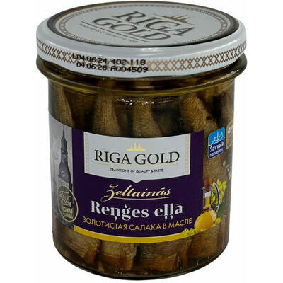 Reņģes eļļā 300g Riga Gold () Latvija