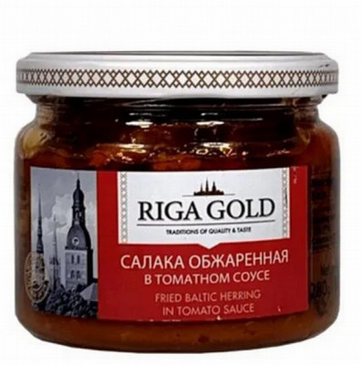 Reņģes tomātu mērcē 300g Riga Gold () Latvija