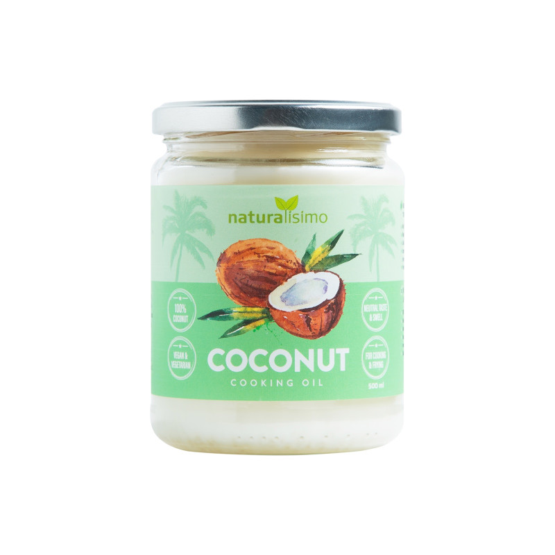 Eļļa kokosriekstu rafinēta Naturalisimo 500ml () Nīderlande