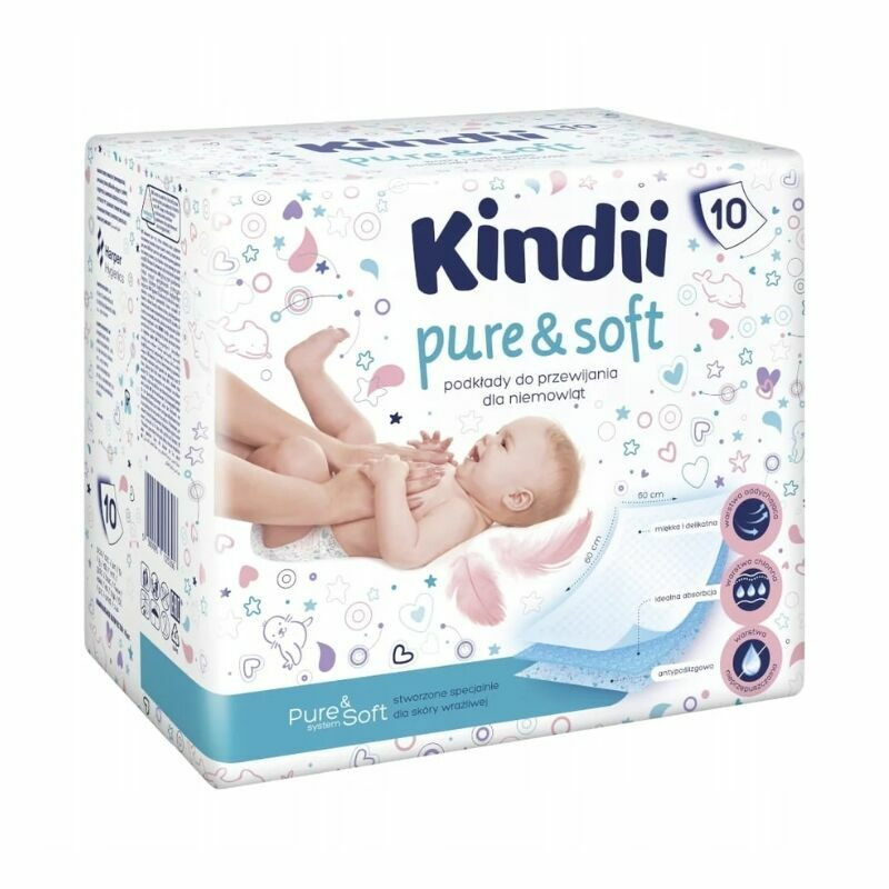 Paladziņi mazuļiem KINDII Pure&Soft 60x60gab 10gab