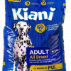 Sausā barība suņiem KIANI Adult+1 ar vistas garšu 10 kg pieaugušiem suņiem (03.06.27)