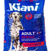 Sausā barība suņiem KIANI Adult+1 ar liellopa garšu 10kg pieaugušiem suņiem (11.03.27)